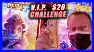 VIP $20 CHALLENGE FROM COSMOPOLITAN IN LAS VEGAS ⋆ Slots ⋆ BUFFALO, INVADERS, and DRAGON LINK + many more!