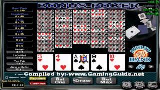 Bonus Poker 52 Hand Video Poker