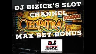 $$$ MAX BET BONUS $$$ ~ Cleopatra Slot Machine ~ THROWBACK CLASSIC! • DJ BIZICK'S SLOT CHANNEL