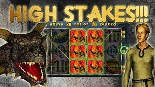 Dragons Treasure HIGH Stake bonuses....BIG WIN???