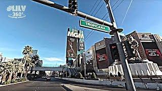VR360 Vegas Strip Cruise to Downtown 2018 (4k)