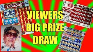 SCRATCHCARD SUNDAY DRAW..AND WINNERS GAME