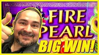 AWESOME BIG WIN! • MAX BET FIRE PEARL Slot Bonus Win! | Slot Traveler