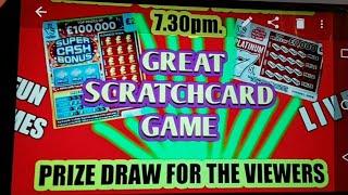 BIG CARD GAME..WIN £50..GOLDFEVER..XMAS MILLIONS..CASHWORD