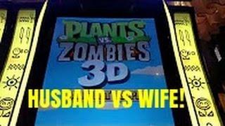 BIG WIN-PLANTS vs ZOMBIES & HUSBAND vs WIFE BONUSES!