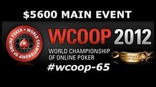 WCOOP-65 NL Holdem $5200 Main Event [Final Table]