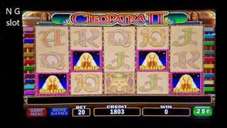 High Limit Cleopatra 2 Slot Machine Bonuses Win • NICE GAME. c25 Denomination