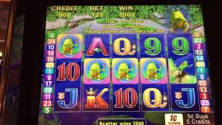 BIG WIN Frog Wild 2 Slot Machine Re-spin Bonus