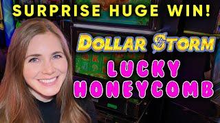 Surprise HUGE Win! Lucky Honeycomb Slot Machine!