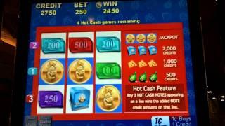 Bankbuster slot machine bonus win at Parx.