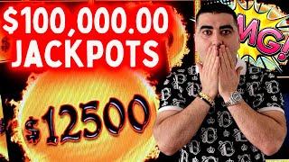 $100,000.00 JACKPOTS On Dragon Link Slot Machine