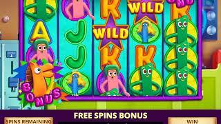 GUMBY Video Slot Casino Game with a POKEY FREE SPIN BONUS