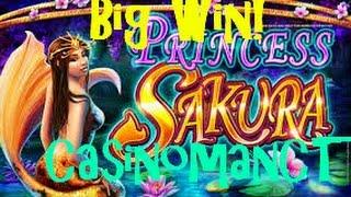 Princess Sakura - BIG WIN!!! - WMS Slot Machine Bonus