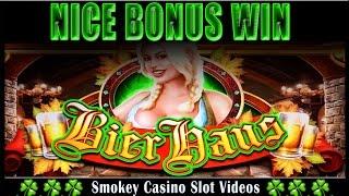 Beir Haus Slot Machine Nice Bonus Win- WMS