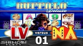 Las Vegas vs Native American Casinos Episode 1:  Buffalo Deluxe Slot Machine