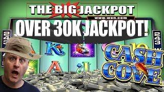 •INSANE HIT!! •Over 30 THOUSAND DOLLAR$ on Cash Cove •Raja's 2nd BIGGEST JACKPOT from Vegas