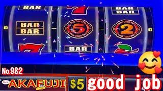 Good Job⋆ Slots ⋆ Mustang Money 2 Slot & Bonus Times Slot High Limit Room @San Manuel Casino 赤富士スロット 高額ルームにて