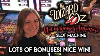Not in Kansas Anymore Slot Machine TONS of Tornados! Bonuses! WIN!!!