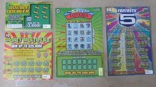 Scratching all 4 NEW Illinois Scratch Off Lottery Tickets