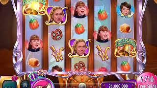 WILLY WONKA: ALL ABOARD! Video Slot Casino Game with a "BIG WIN" FREE SPIN BONUS