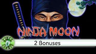 •️ New - Ninja Moon Dollar Storm slot machine, 2 Sessions, Bonuses