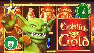 •️ NEW - Goblin's Gold slot machine, bonus retriggers
