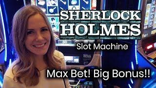 Sherlock Holmes Slot Machine BIG Bonus!! 88 Fortunes Down to the Wire Bonus!!!