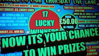 SCRATCHCARD FINAL..WHO ARE THE WINNERS
