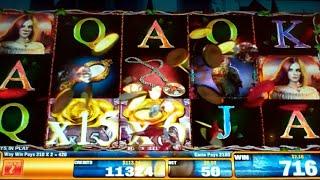 Kiss of the Rose Slot Machine Bonus - 5 Free Games with HUGE Wild Multipliers - Nice Win