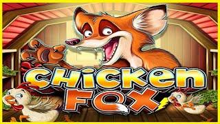 MAX BET BONUSES! Chicken Fox Slot - FUN GAME!