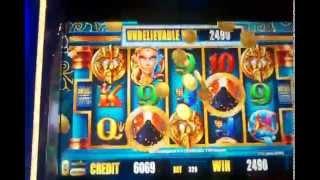 Aristocrat Fortunes of Atlantis Max bet & max bonus symbol trigger free games