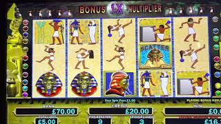 Pharaohs Fortune Deluxe £5 max bet bonus