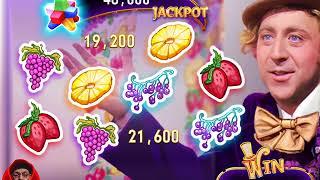 WILLY WONKA Video Slot Game with a GOLDEN TICKET PICK BONUS