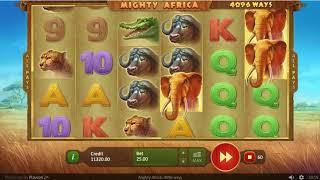 Mighty Africa 4096 Ways Slot by Playson