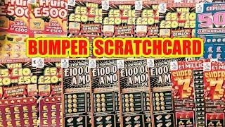 BUMPER SCRATCHCARDS..£200..FRUITY £500..50X..CASH VAULT.etc