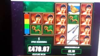Nice Super Big Win! Bruce Lee Slot.5 free spins