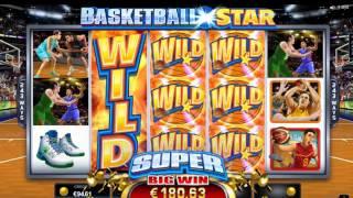 Basketball Star Slot (Microgaming) - Big Win in Maingame on 1.50 Euro Bet